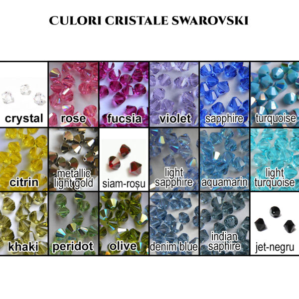 Culori cristale Swarovski